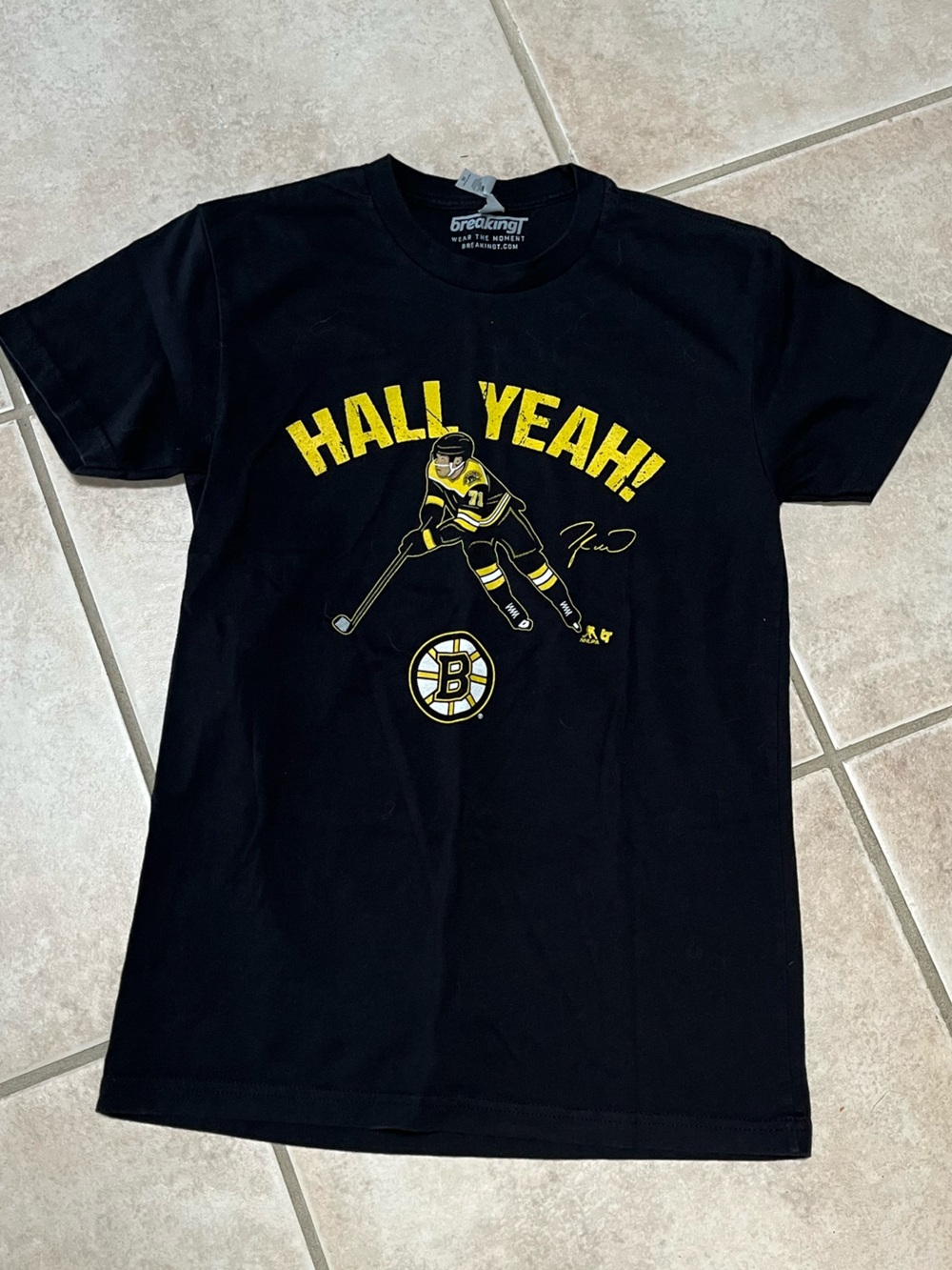 Black 'Hall Yeah!' Hockey Graphic Tee